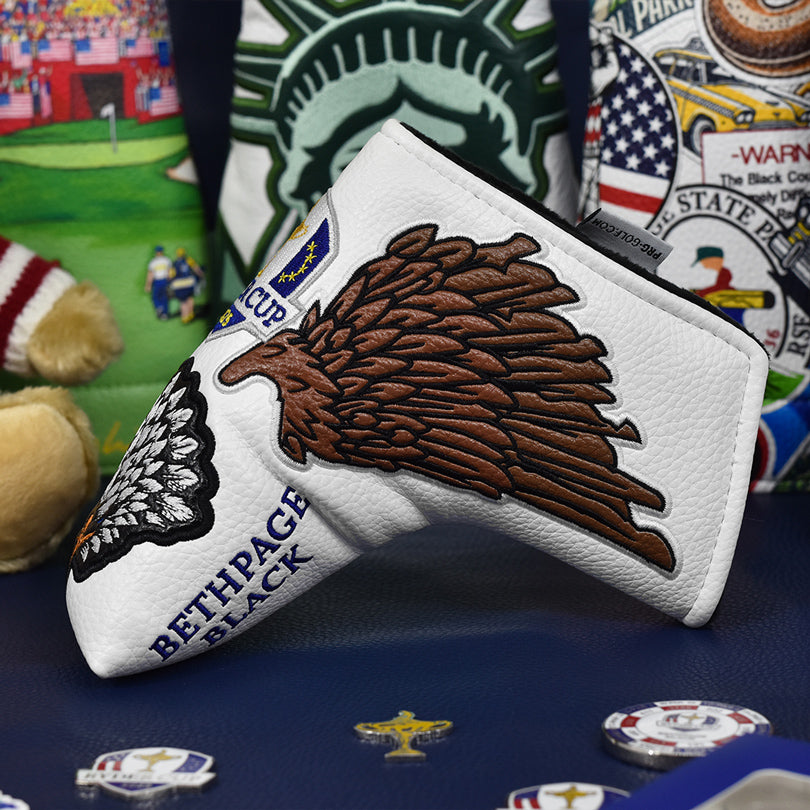 PRG Golf 2025 Ryder Cup Eagle Blade Cover - Right Side Close Up