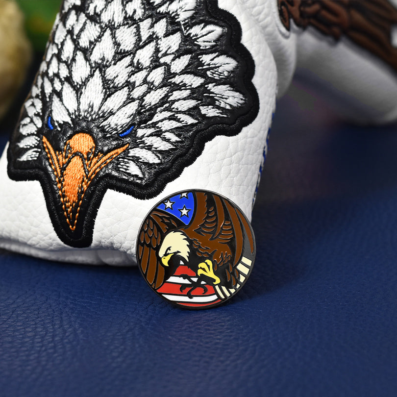 PRG Golf 2025 Ryder Cup 4PC Ballmarker Set - Eagle Close Up