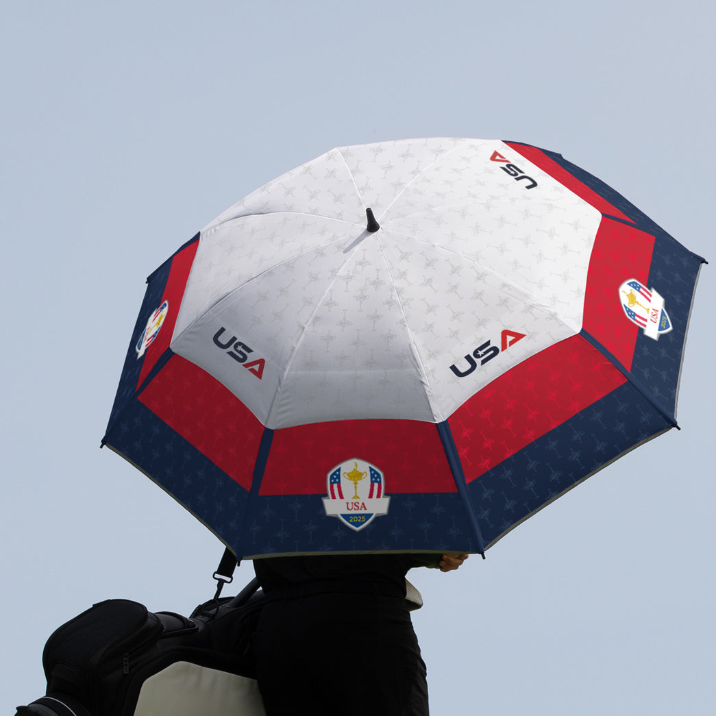 Weatherman 2025 Ryder Cup U.S. Team Golf Umbrella - Open View Outside