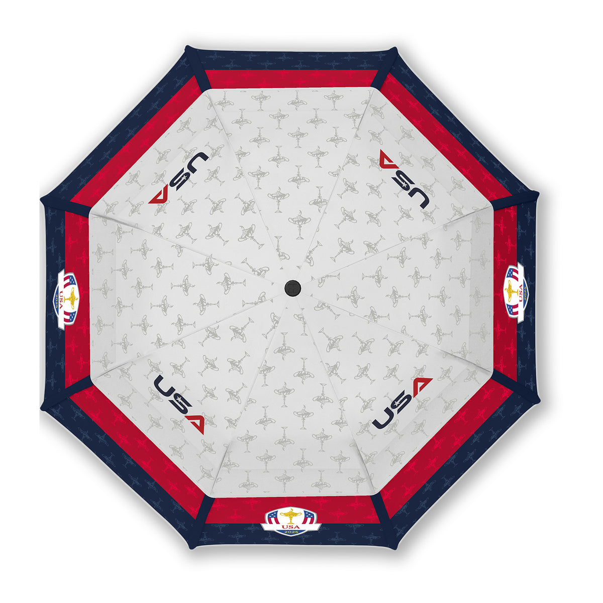 Weatherman 2025 Ryder Cup U.S. Team Collapsible Umbrella - Top View