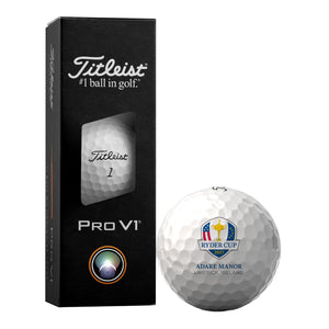 Titleist 2027 Ryder Cup ProV1 Golf Ball Sleeve - Packaged View