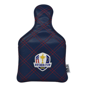 PRG Golf 2027 Ryder Cup Double Quilt Stitch Mallet Cover in Red and Navy - Back