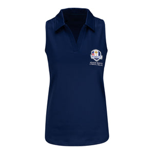 FootJoy 2027 Ryder Cup Women's Racerback Tank Polo in Navy