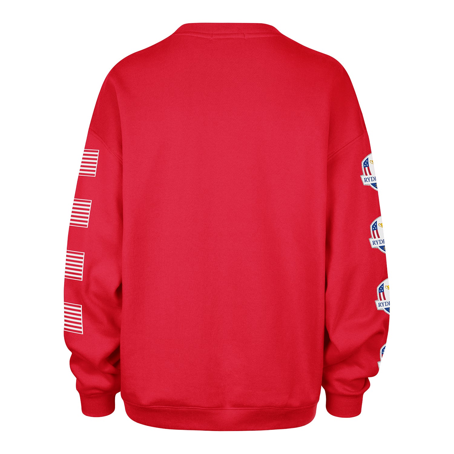 '47 Brand 2025 Ryder Cup Women's Go Big Oversized Crew in Red - Front View