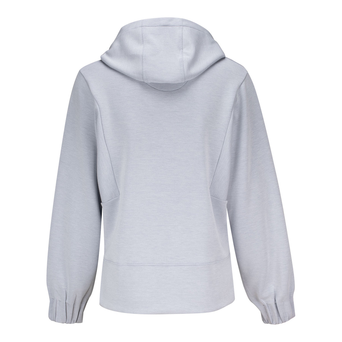 Peter Millar 2025 Ryder Cup Women&#39;s Flora Knit Hoodie in Light Grey - Back View