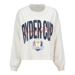 '47 Brand 2025 Ryder Cup Women's Sydney Long Sleeve T-Shirt in Sandstone - Front View