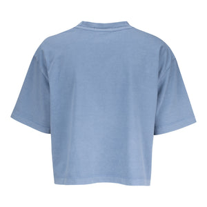 '47 Brand 2025 Ryder Cup Women's Windthrow Ravine Crop T-Shirt in Vapor Blue - Back View