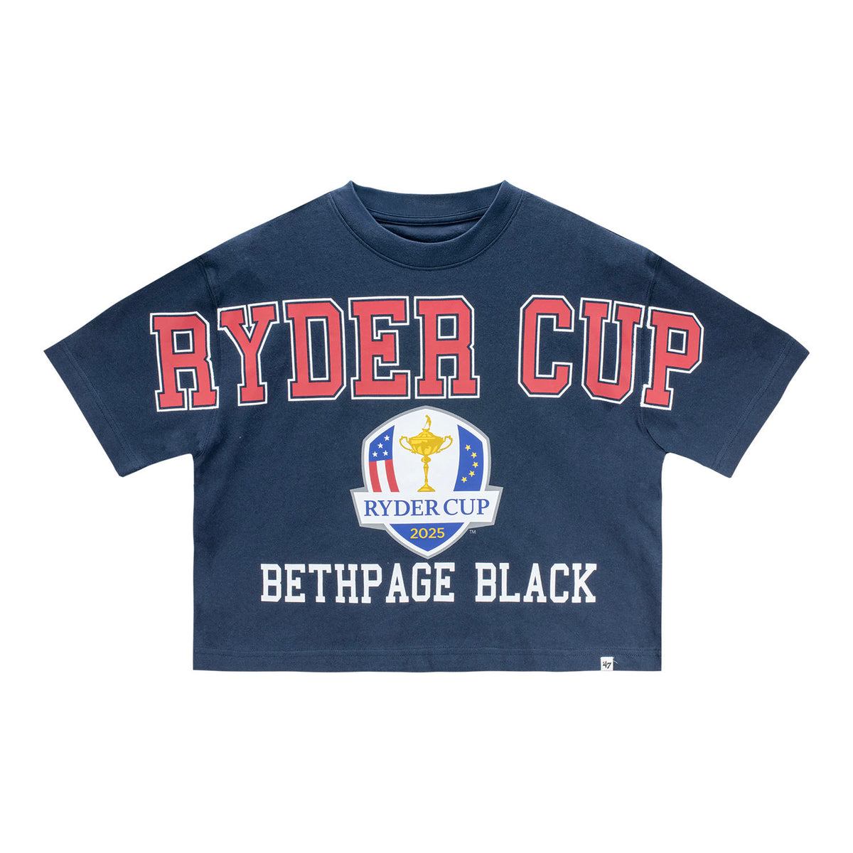 &#39;47 Brand 2025 Ryder Cup Outreach City T-Shirt in Navy - Front View Flat