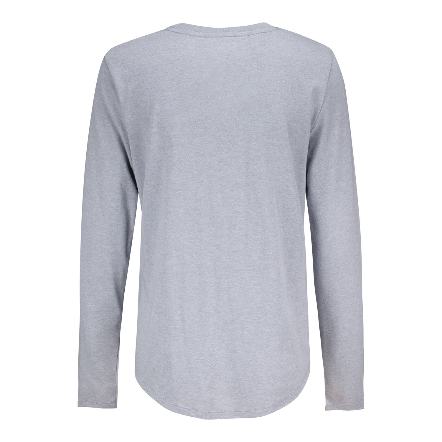 Under Armour 2025 Ryder Cup Women's Long Sleeve Performance Cotton T-Shirt in Steel Heather - Front View