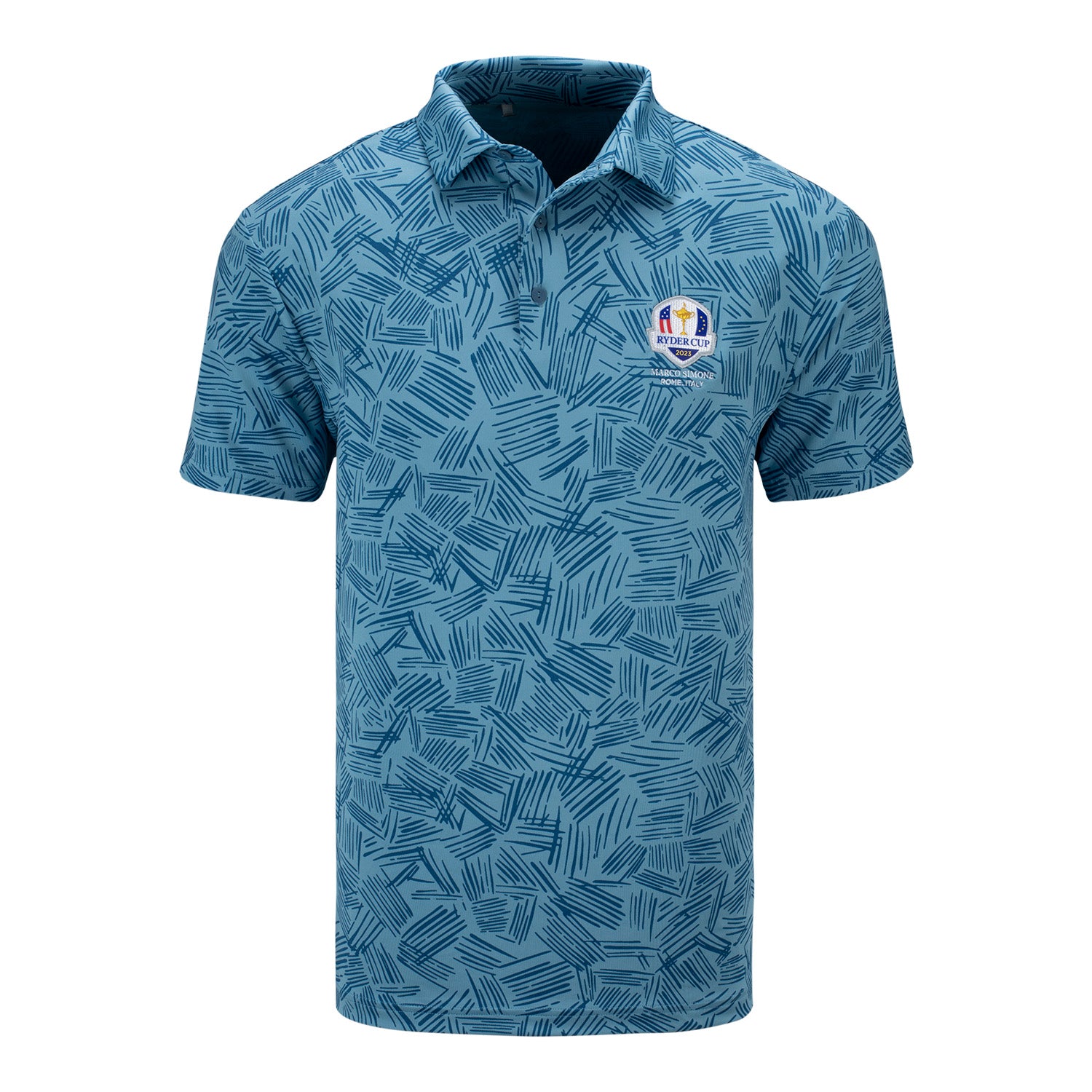 Under Armour 2023 Ryder Cup Playoff 3.0 Polo in Palm Sketch- Front View