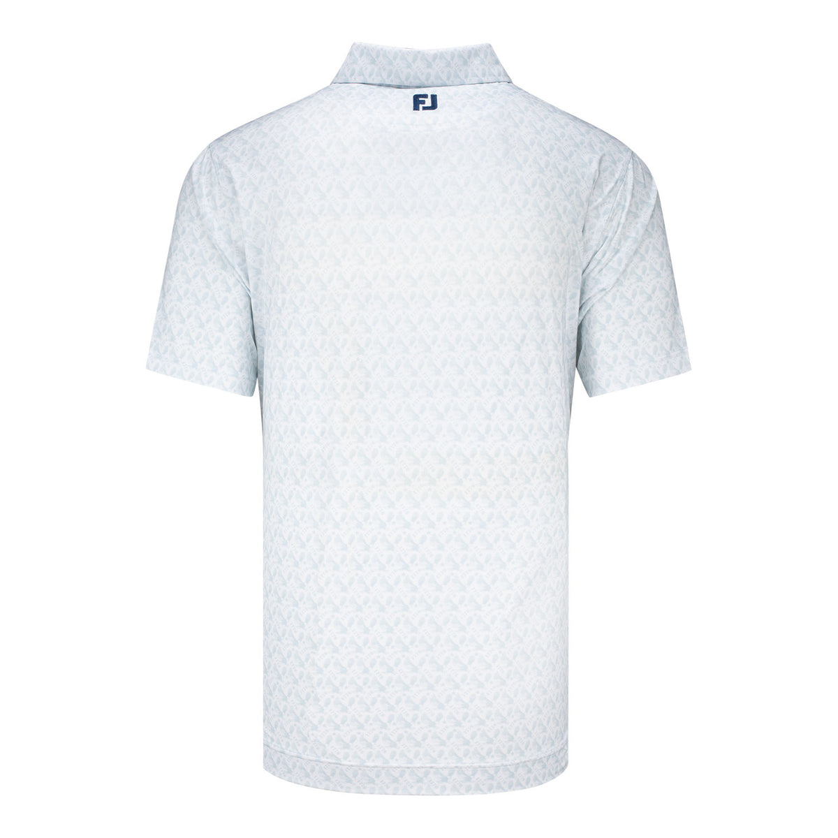 FootJoy 2025 Ryder Cup Soaring Eagle Pattern Polo in White - Back View