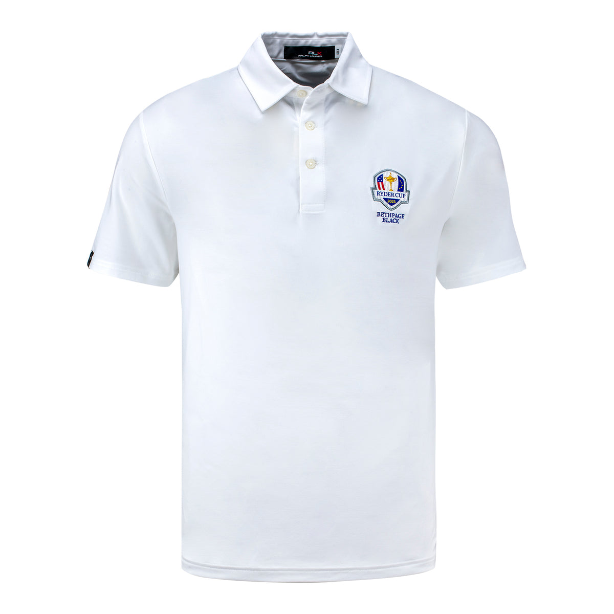 Ralph Lauren 2025 Ryder Cup Lightweight Airflow Polo in Ceramic White - Front View