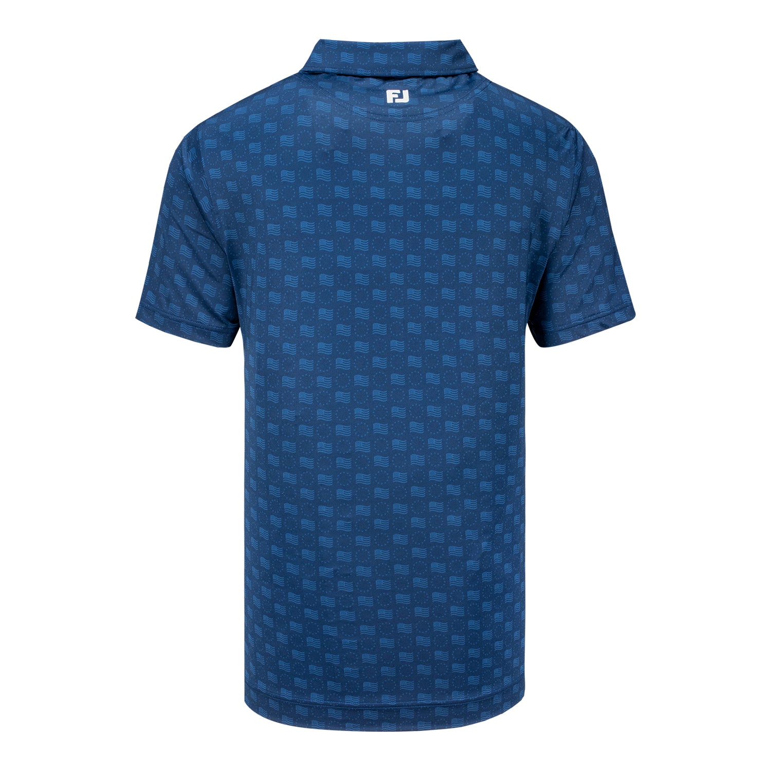 FootJoy 2025 Ryder Cup Tournament Print Polo in Navy - Front View