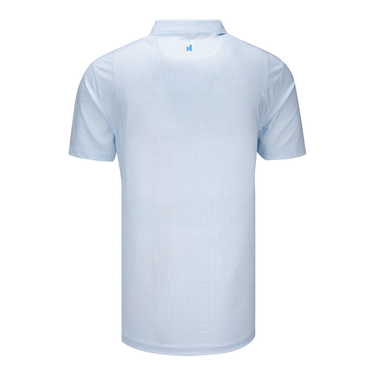 Johnnie-O 2025 Ryder Cup Tee Time Polo in Barrels Blue - Back View