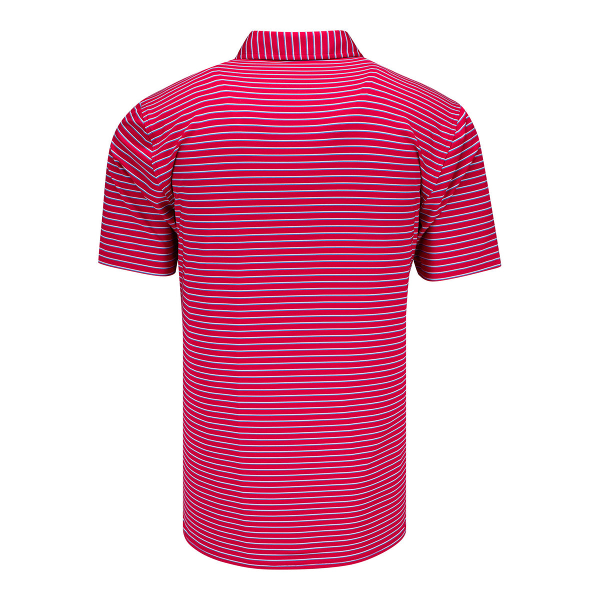Holderness &amp; Bourne 2025 Ryder Cup Springer Stripe Polo in Red - Back View