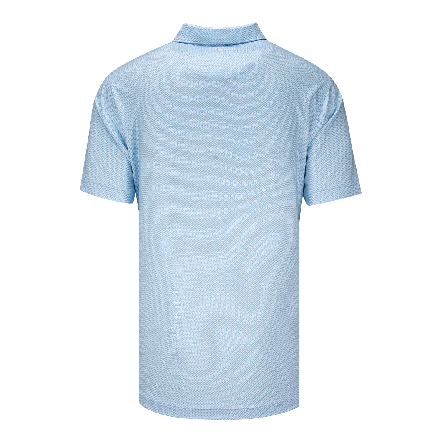 Peter Millar 2025 Ryder Cup Clover Print Polo in Cottage Blue - Front View