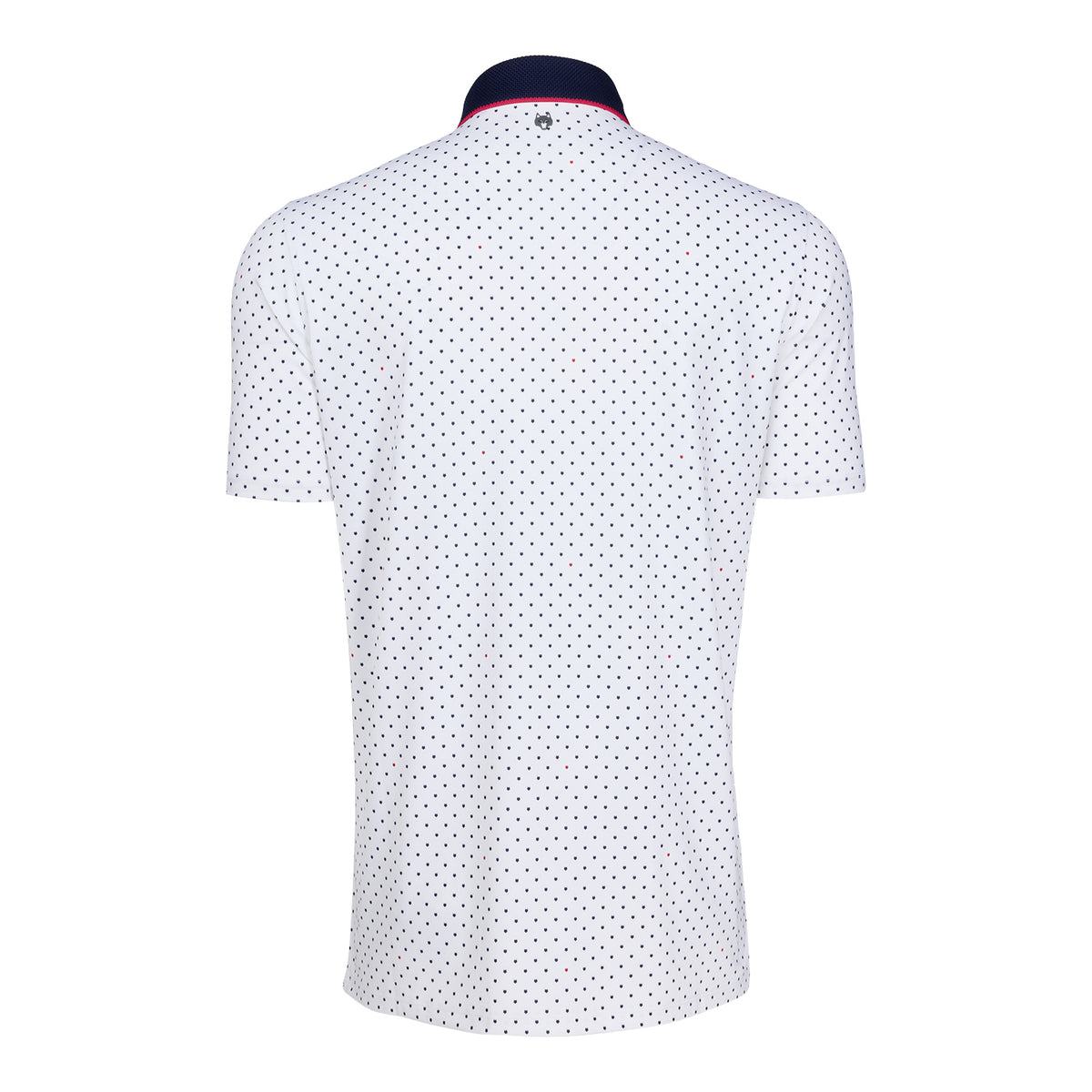 Greyson 2025 Ryder Cup Patriotic Icon Polo in Arctic - Back View