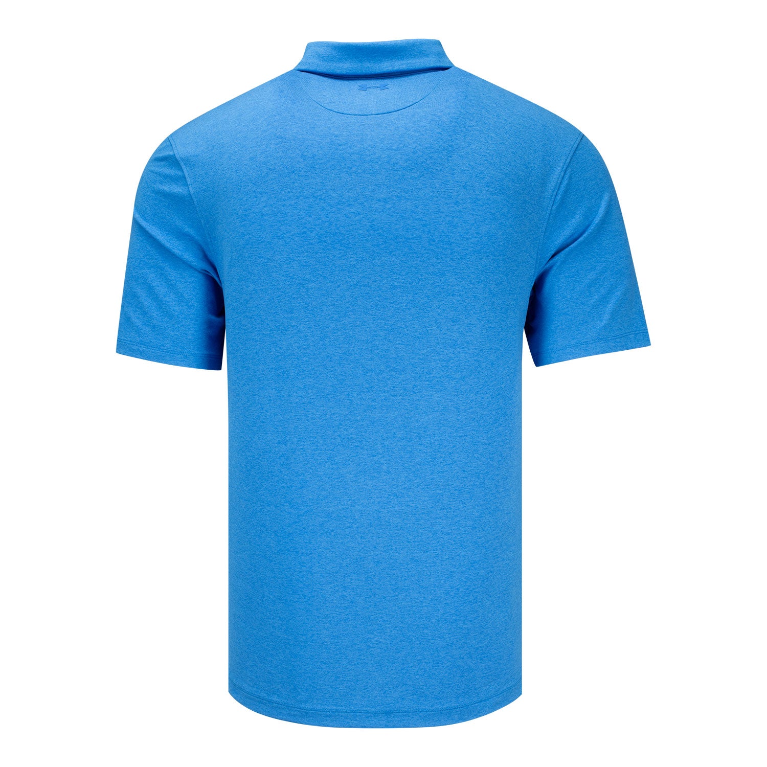 Under Armour 2025 Ryder Cup Drive Heather Polo in Blue Atlantis - Front View