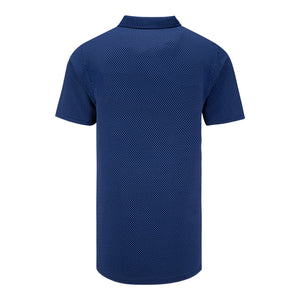 B. Draddy 2025 Ryder Cup Captain Cool Pattern Polo in Regal - Back View
