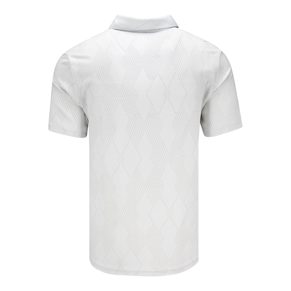 Adidas 2025 Ryder Cup Micro Texture Polo in White - Back View