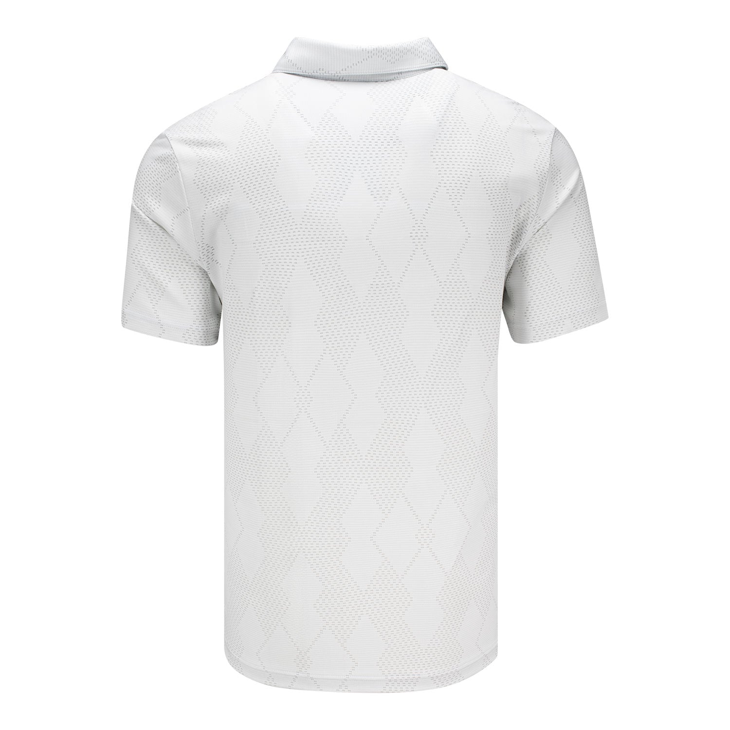 Adidas 2025 Ryder Cup Micro Texture Polo in White - Front View