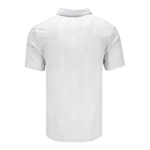 Adidas 2025 Ryder Cup Micro Texture Polo in White - Back View