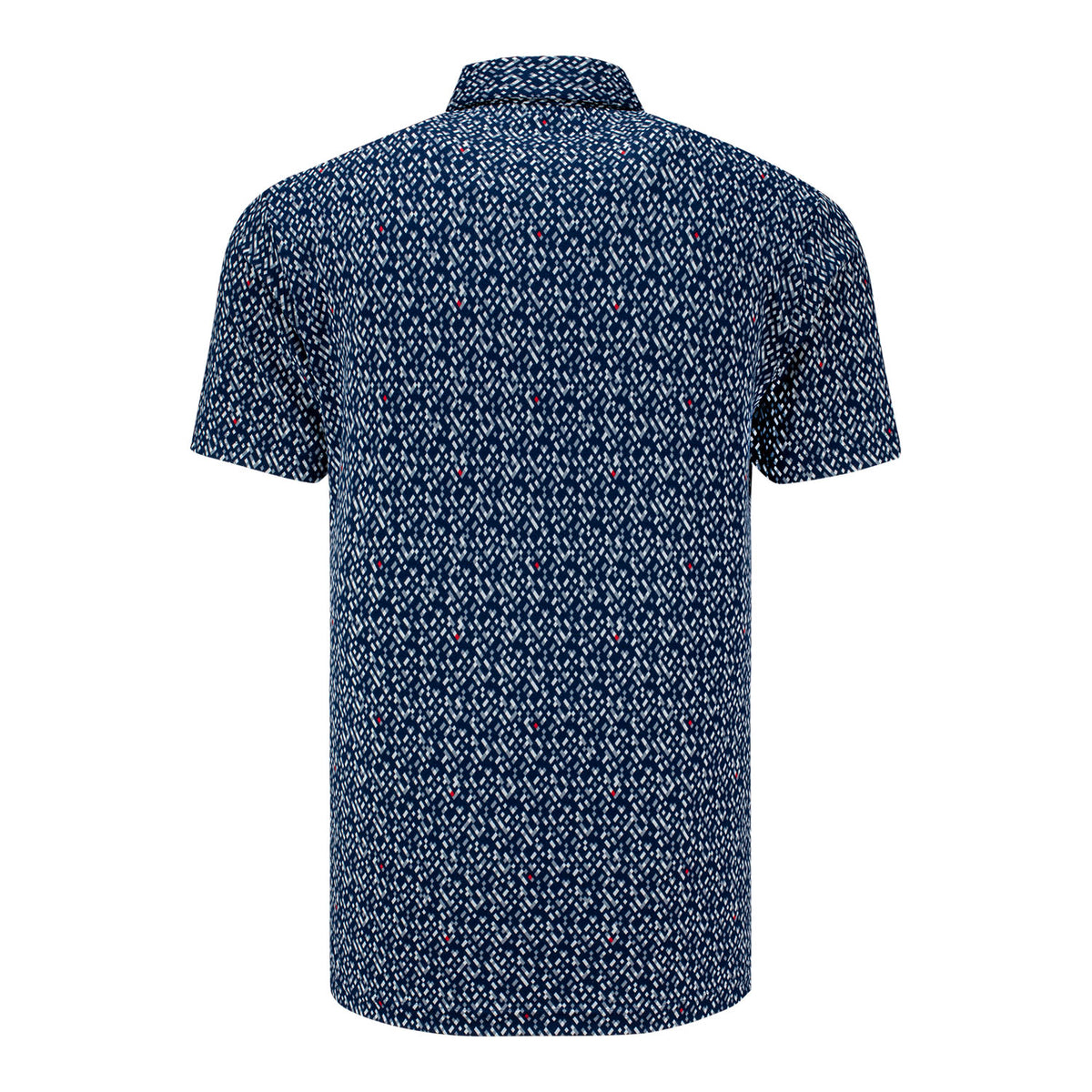 Adidas 2025 Ryder Cup Argyle Pattern Polo in Navy - Back View