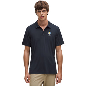 lululemon 2025 Ryder Cup Sport Polo in Navy - Modeled Front View