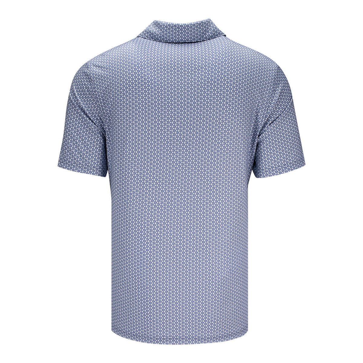 Nike 2029 Ryder Cup Micro Print Velocity Polo in College Navy - Back View