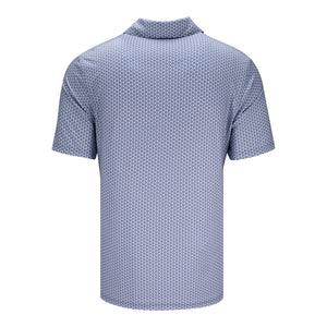 Nike 2029 Ryder Cup Micro Print Velocity Polo in College Navy - Back View