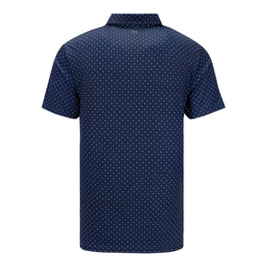 Greyson 2027 Ryder Cup Icon Polo in Maltese Blue - Back View