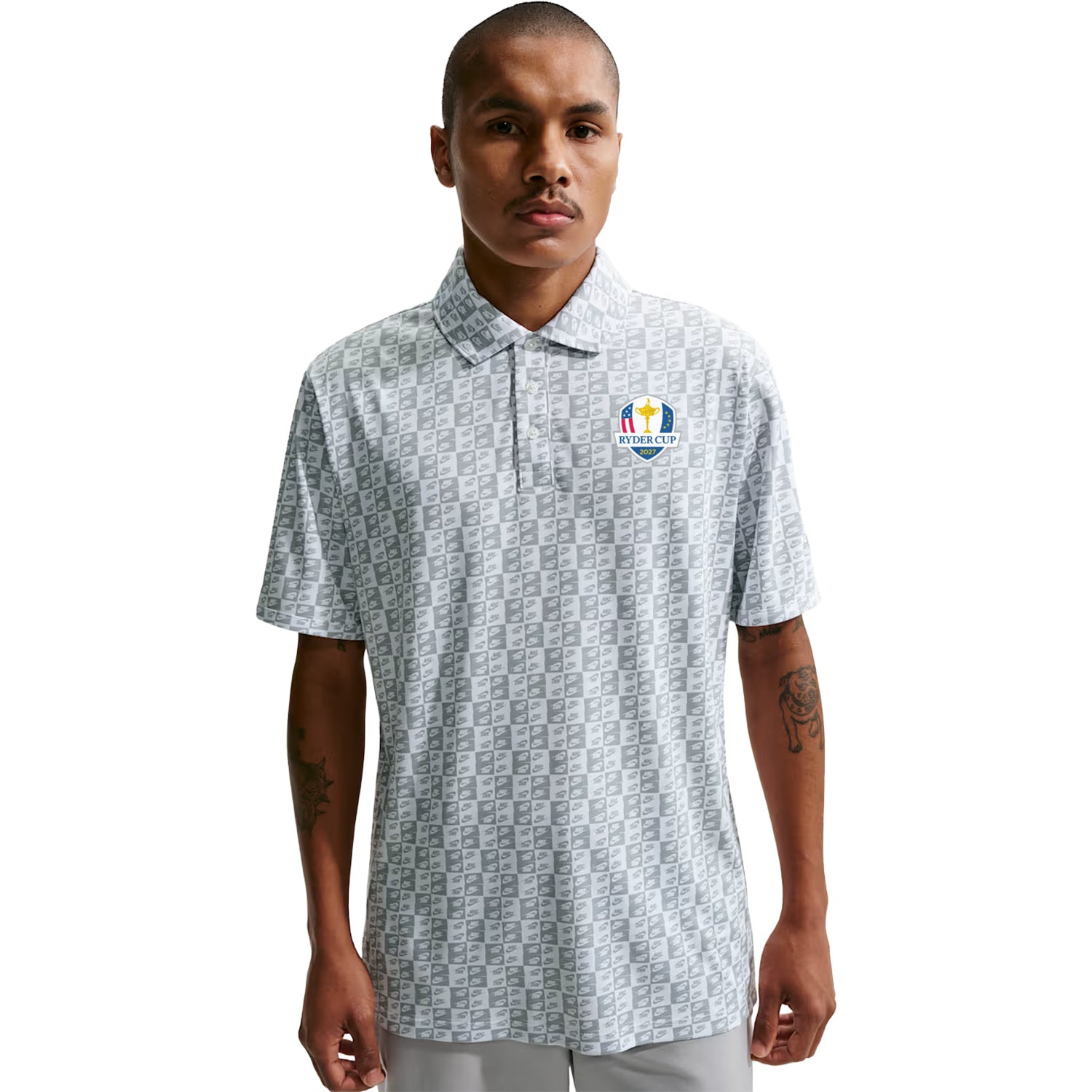 美品　NIKE GOLF ライダーカップ2018 限定 カーディガン　L グレー Authentic Nike Ryder Cup Apparel - US Ryder Cup
