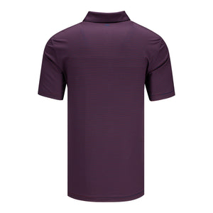 Peter Millar 2027 Ryder Cup Hales Performance Jersey Polo in Navy and Bordeaux - Back