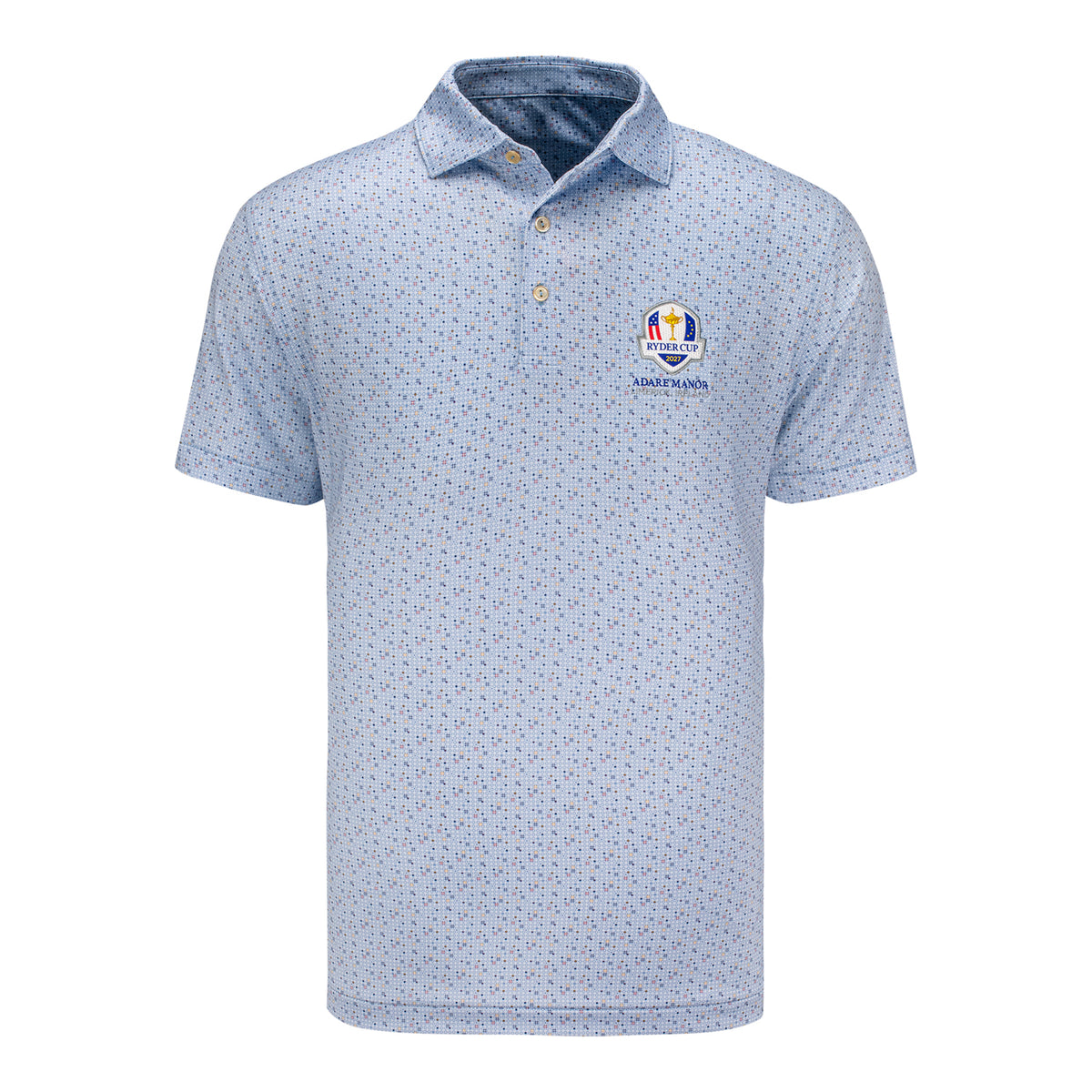 Peter Millar 2027 Ryder Cup Rivington Performance Jersey Polo in Lakeside - Front