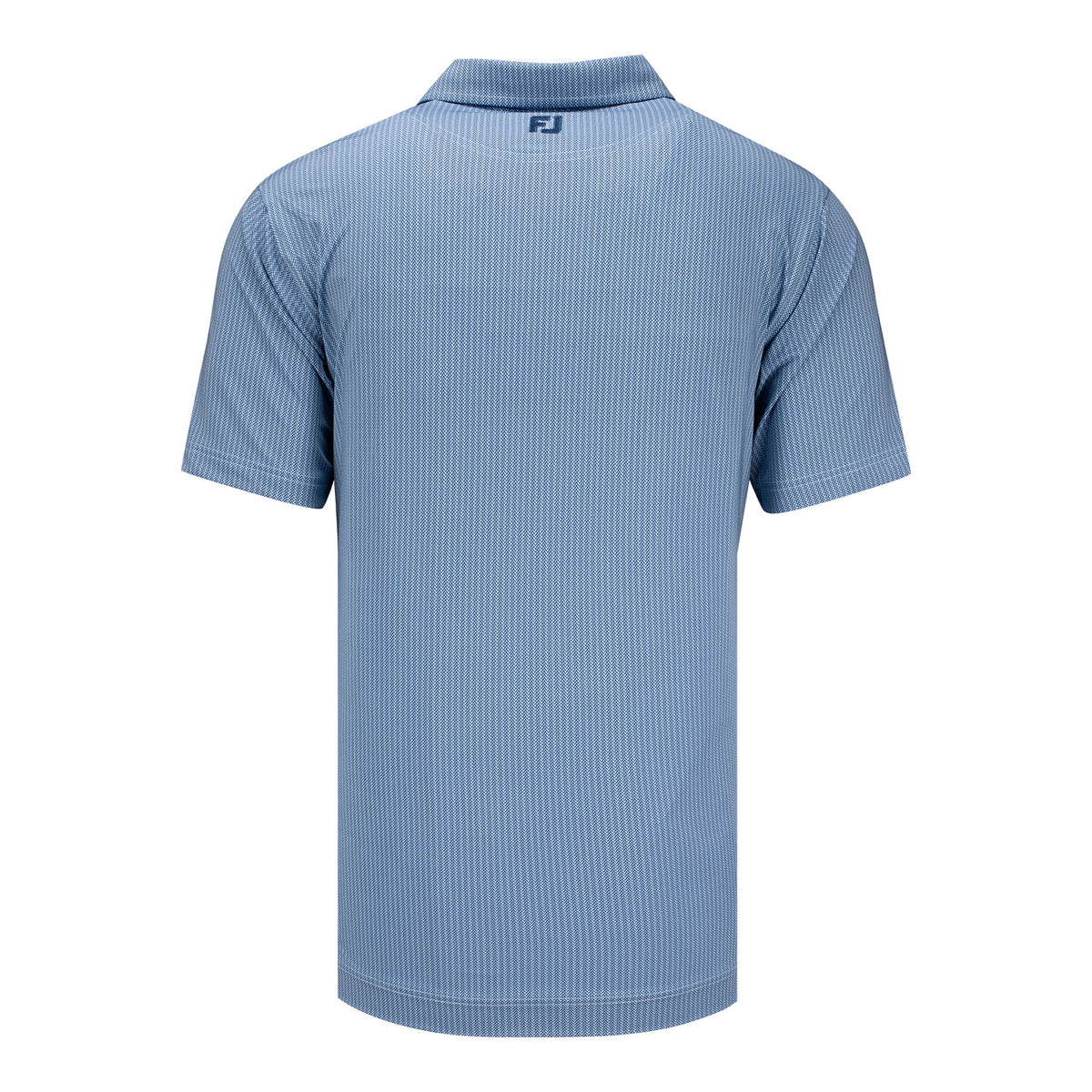 FootJoy 2027 Ryder Cup Tee Time Print Polo in Navy and Light Blue - Back