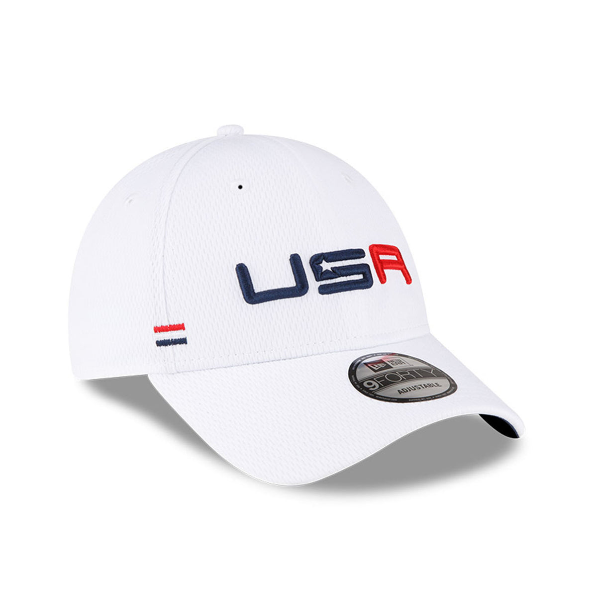 New Era 2023 Ryder Cup Practice 9Forty in White- Side View