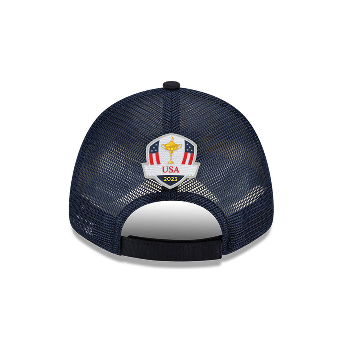 New Era 2023 Ryder Cup Friday 9Forty Hat in Grey Blue - Back View