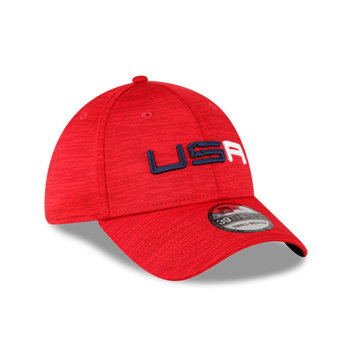 New Era 2023 Ryder Cup Sunday 39Thirty Hat in Red- Front View