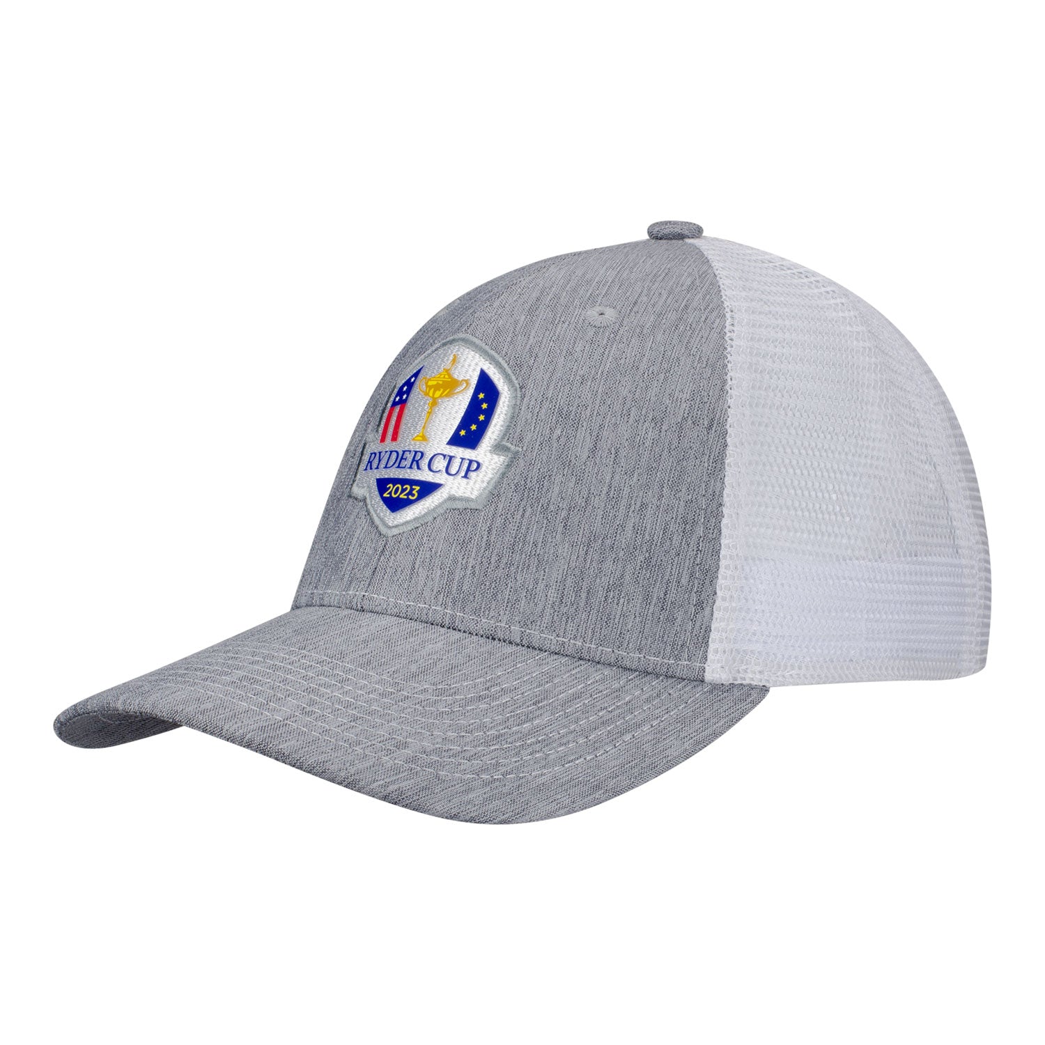 Ahead 2023 Ryder Cup Hat in Grey & White- Front View