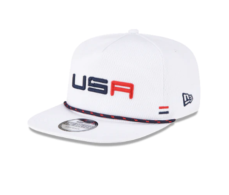 New Era 2023 Ryder Cup Golf Team USA Golfer Practice Hat in White