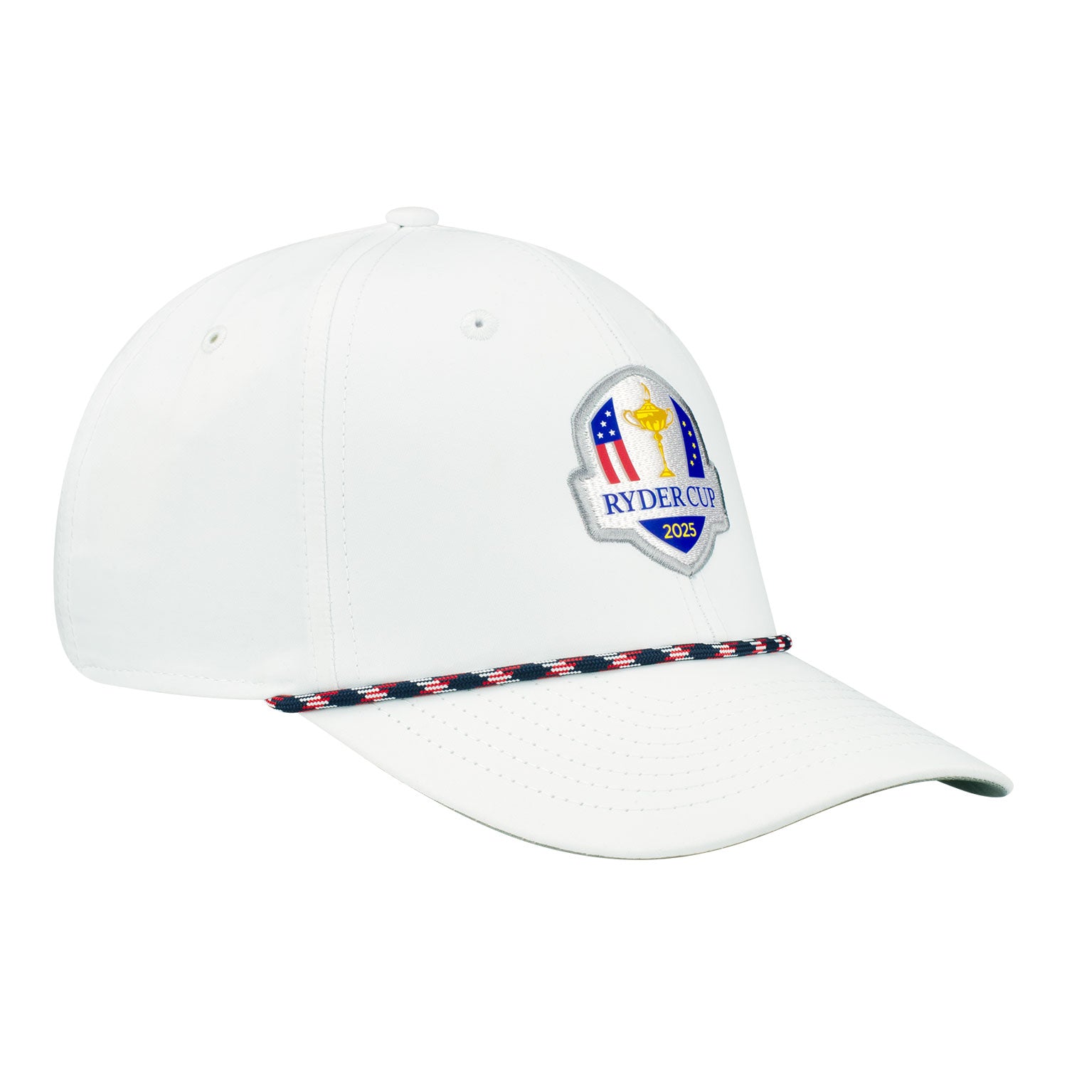Imperial 2025 Ryder Cup Rope Hat in White - Angled Front Left View