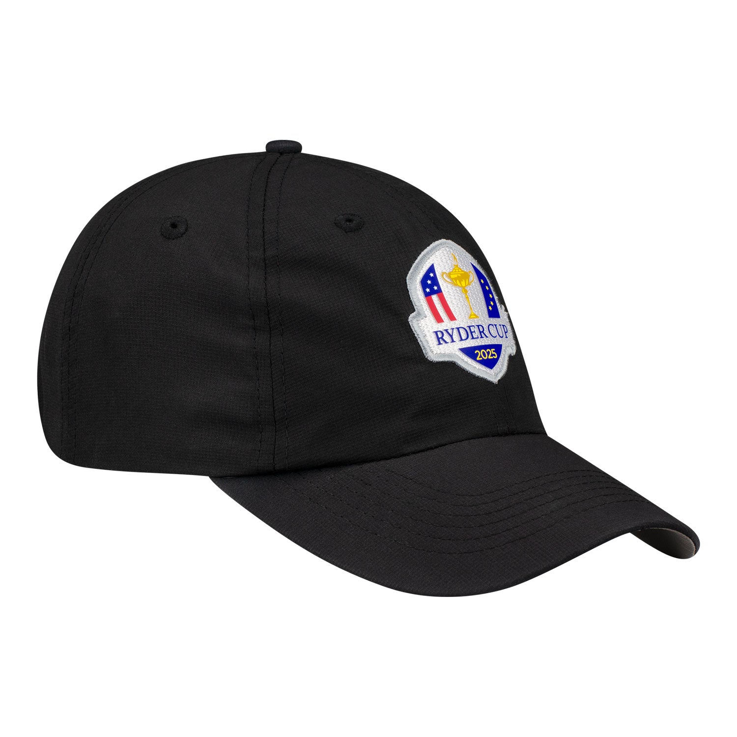 Imperial 2025 Ryder Cup Performance Hat in Black - Angled Front Left View
