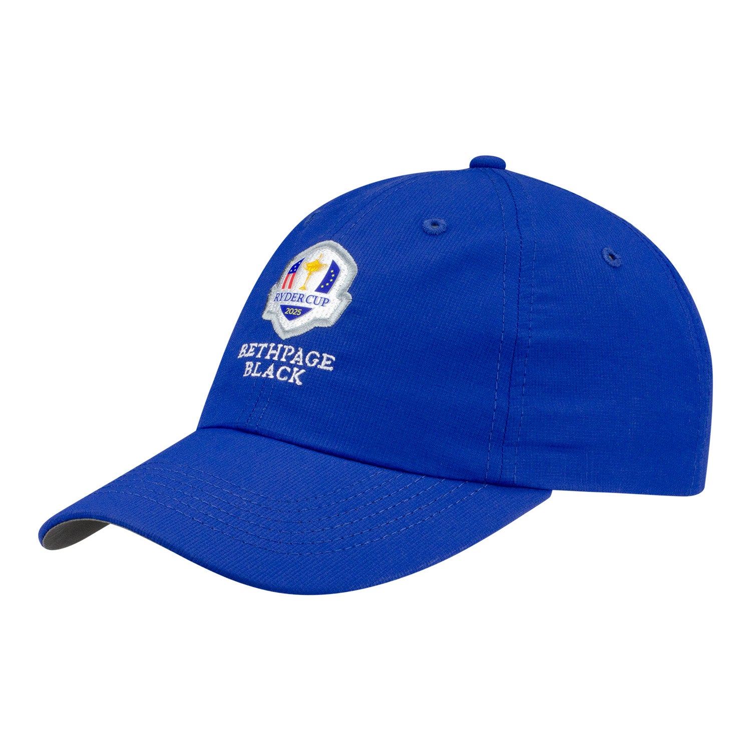 Imperial 2025 Ryder Cup Original Performance Hat in Cobalt - Angled Front Left View
