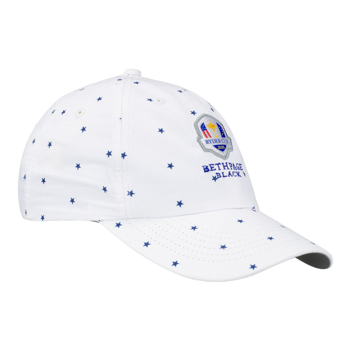 Imperial 2025 Ryder Cup Original Performance Hat in White Star Pattern - Angled Front Right View