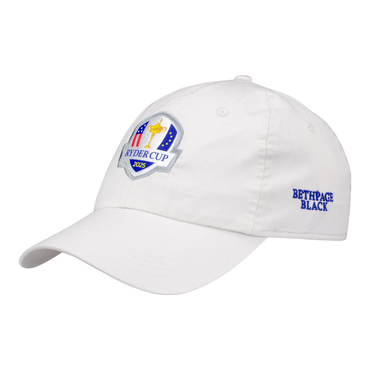 Ahead 2025 Ryder Cup Shawmut Cotton Hat in Oyster - Angled Front Left View