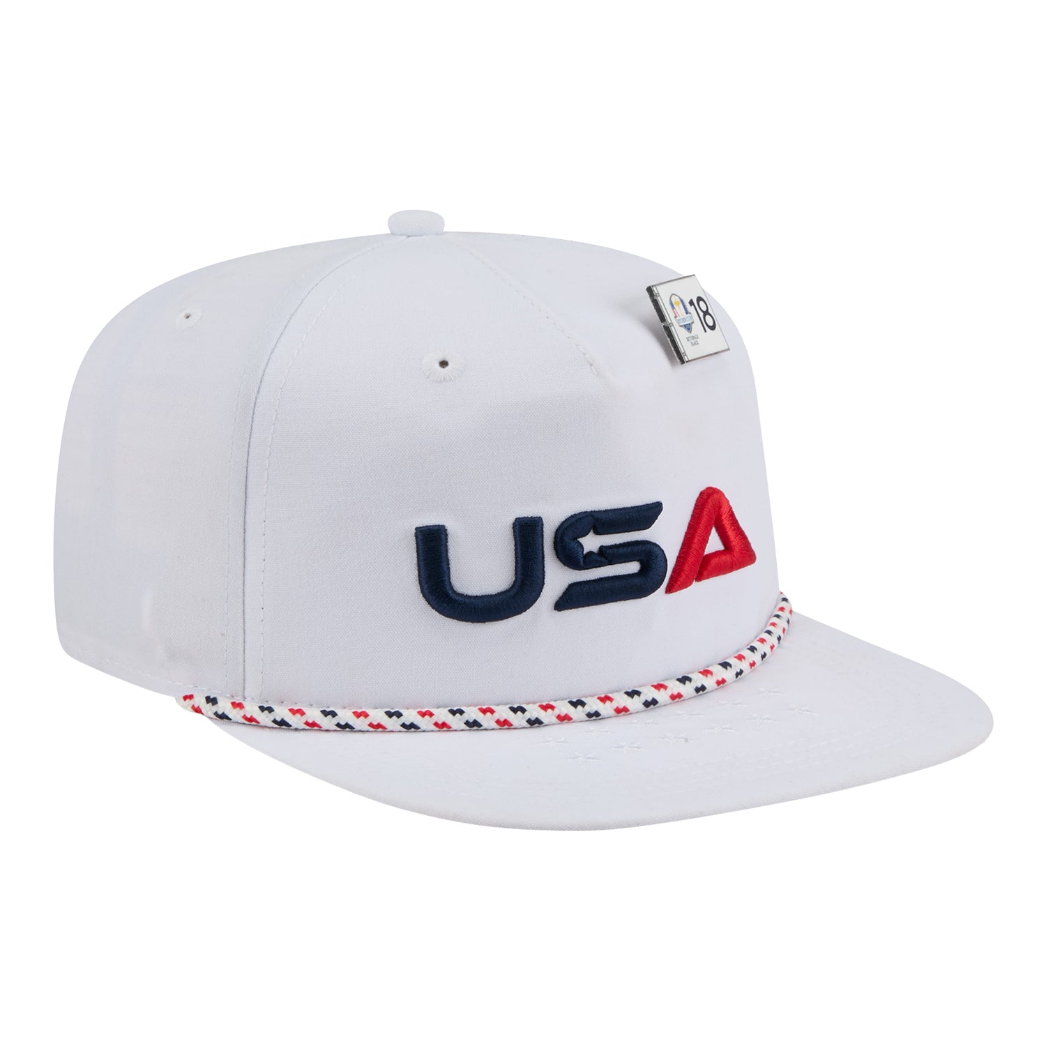 New Era 2025 Ryder Cup Team Golfer in White - Angled Front Left View