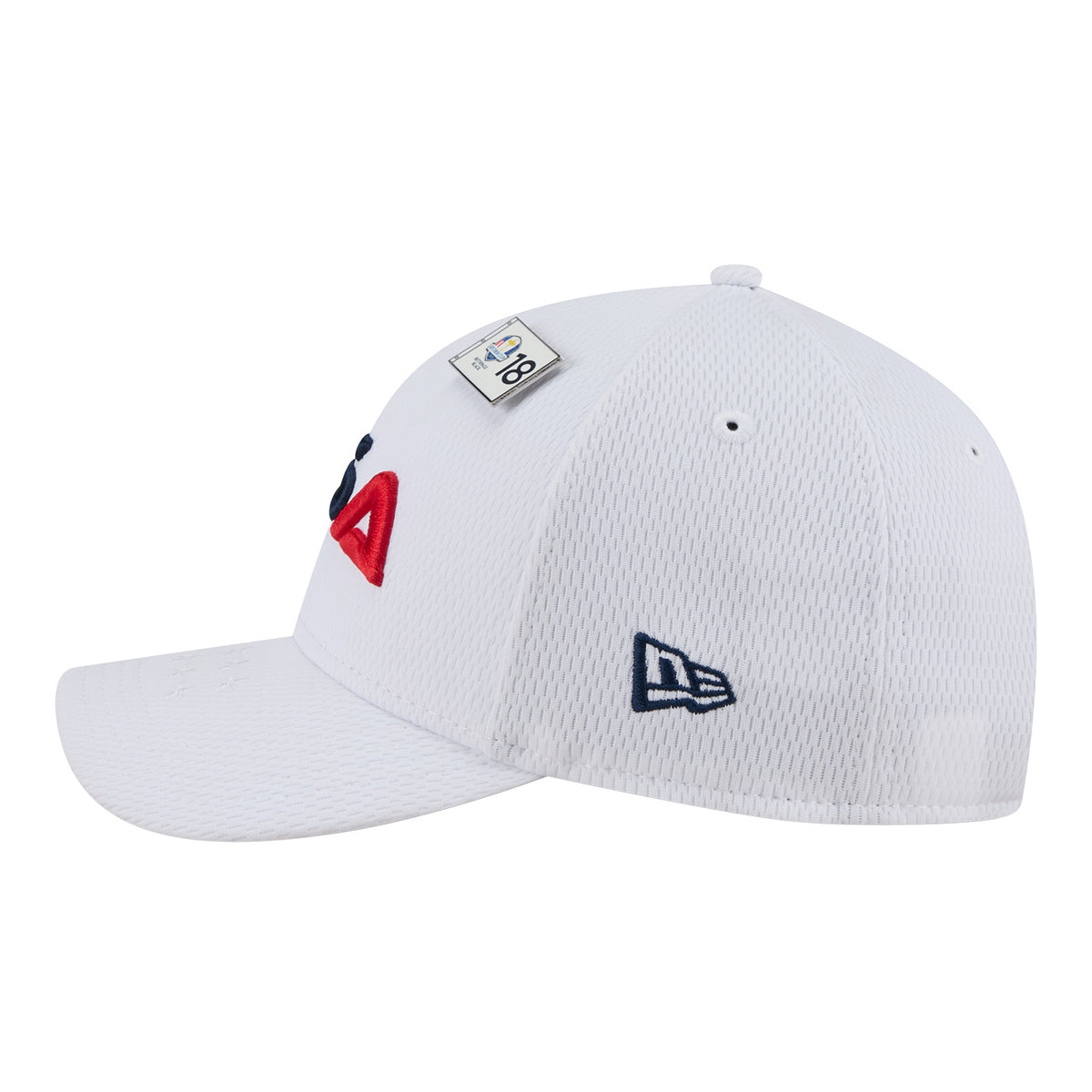 New Era 2025 Ryder Cup Team 9Forty Mid-Crown in White - Left Side View