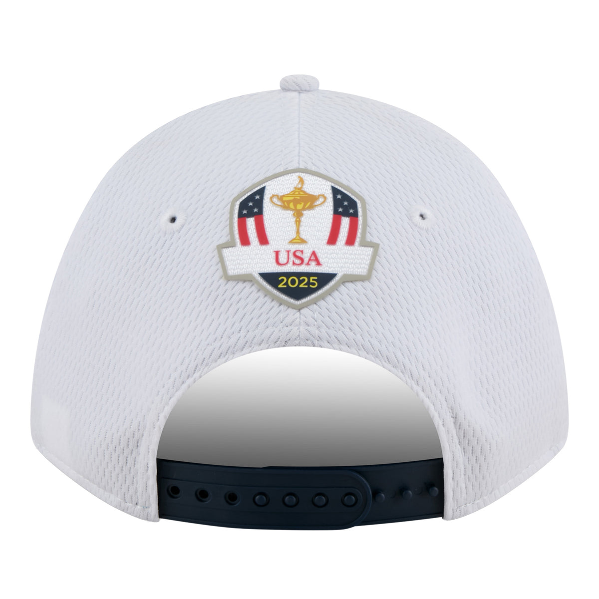 New Era 2025 Ryder Cup Team 9Forty Mid-Crown in White - Back View