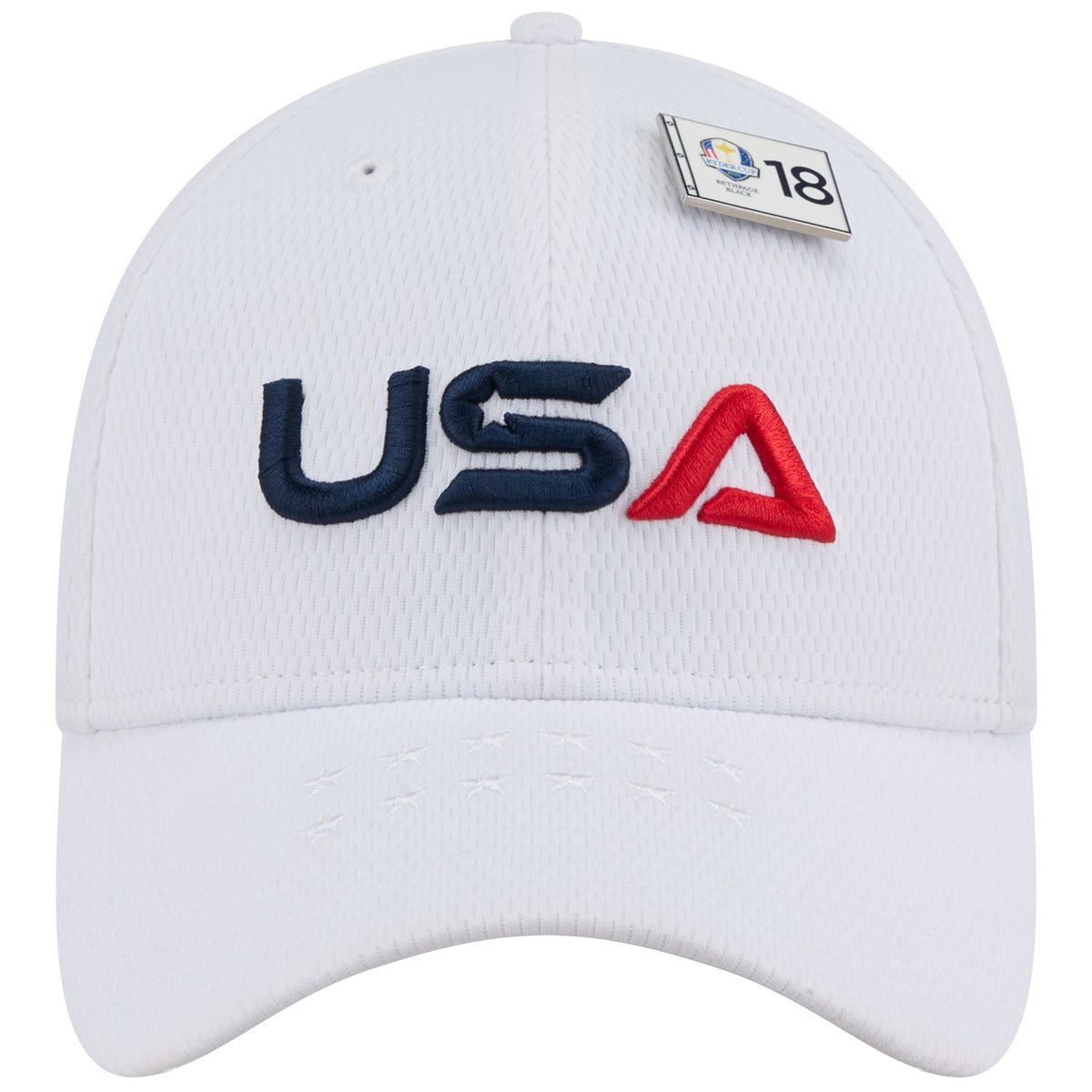 New Era 2025 Ryder Cup Team 39Thirty Hat in White - Front View