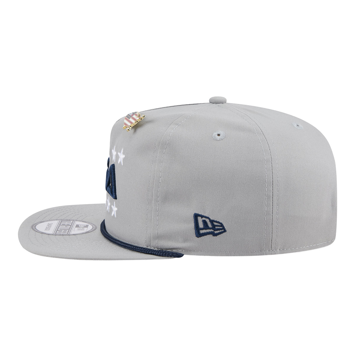 New Era 2025 Ryder Cup Team Golfer in Light Grey - Left Side View
